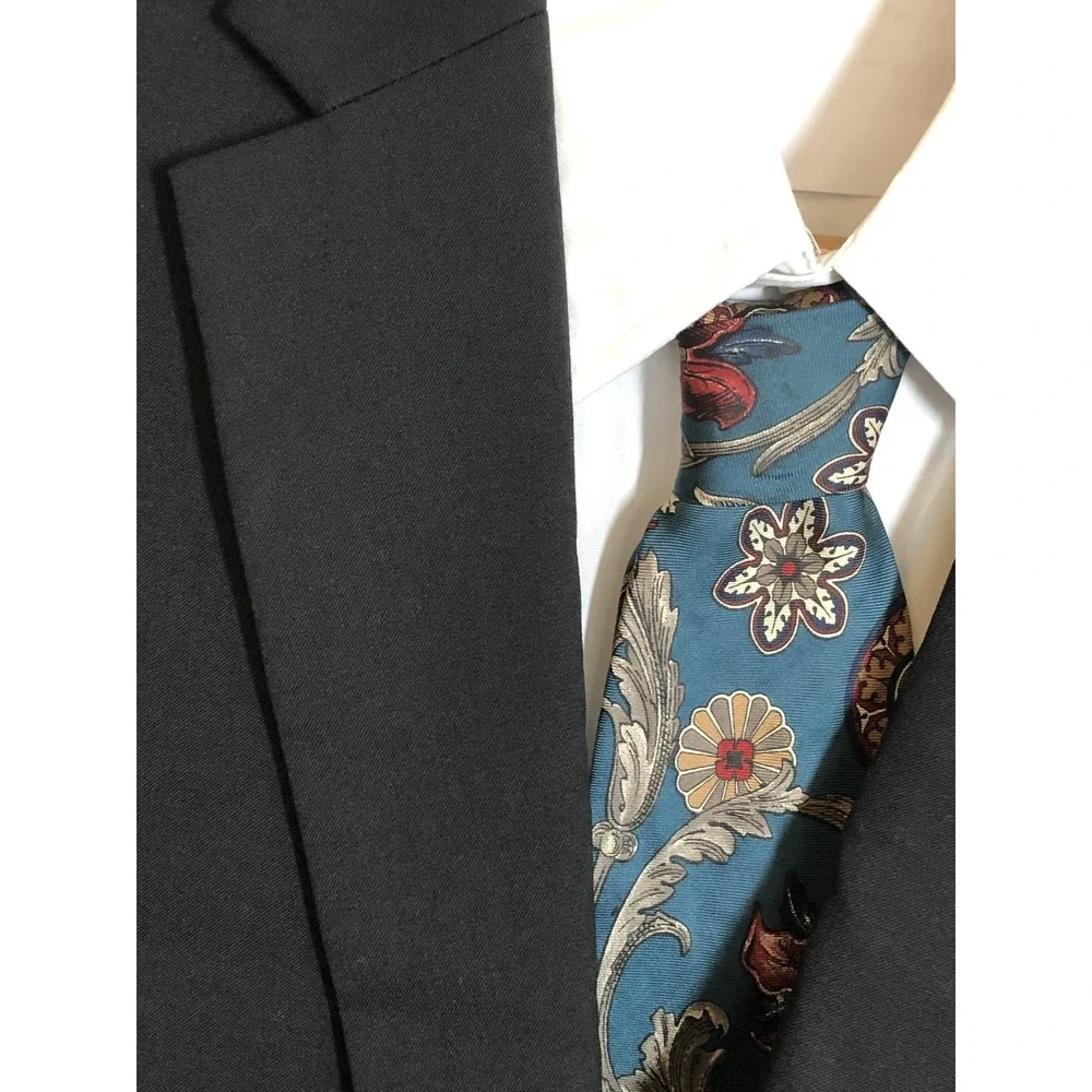 Chaps Blazer Sport‎ Coat Mens 44R Black Suit Coat Jacket Career Casual Classic